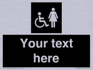 Custom information: black panel disabled and female